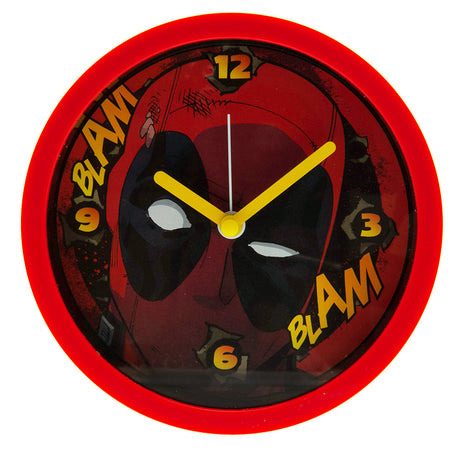 Deadpool Comic Art Desktop Clock: 2 - Clocks By Deadpool