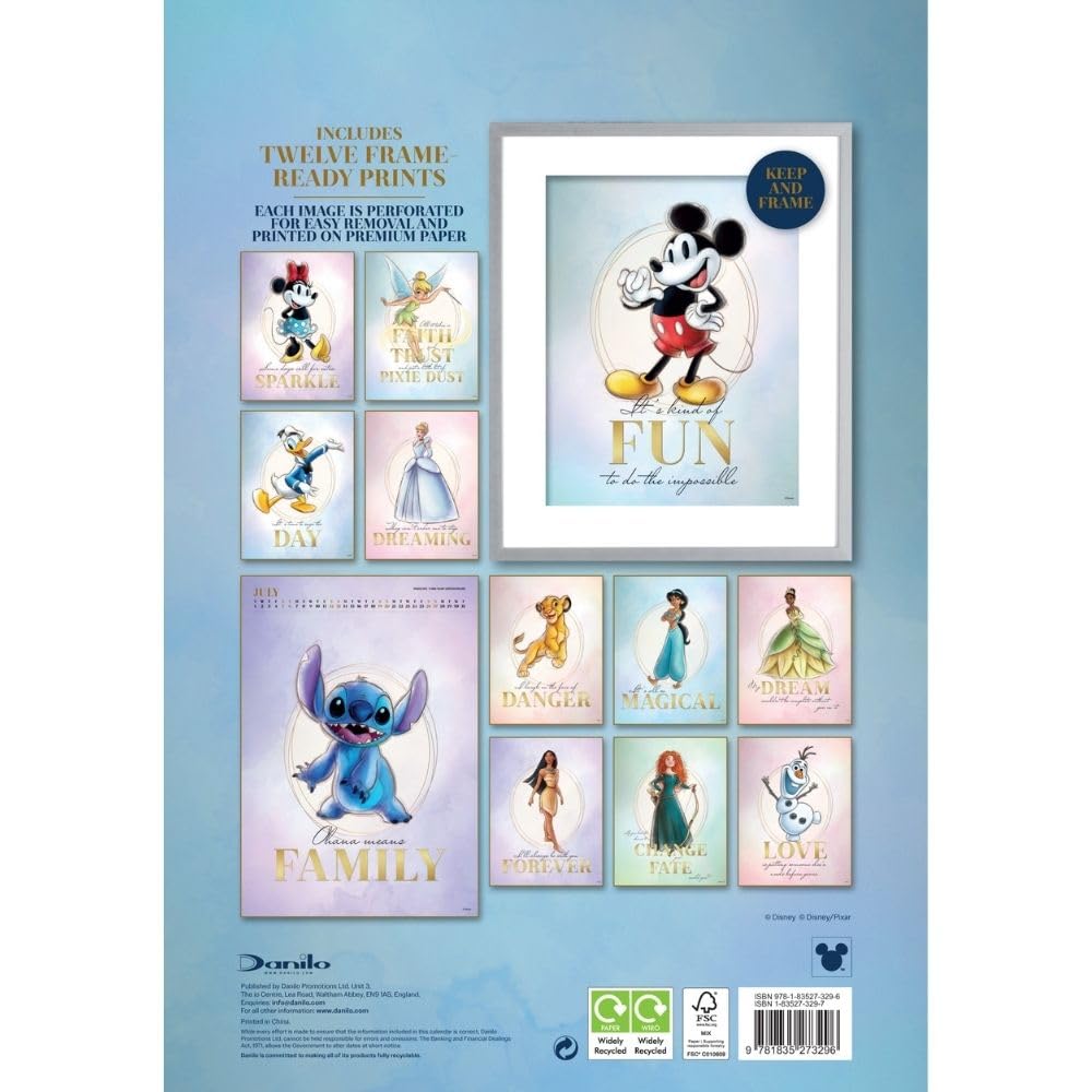 Disney 2025 Deluxe Collector’s Calendar: 3 - Calendars & Planners By Disney Princess