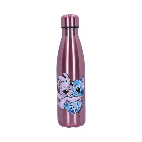 Disney Stitch and Angel Stainless Steel Water Bottle: 2 - Water Bottles By Lilo & Stitch