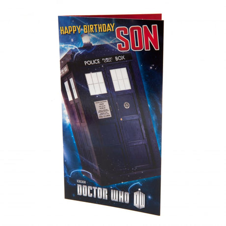 Doctor Who Birthday Card Son: 3 - Greeting Cards By Doctor