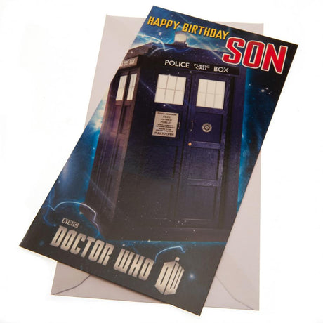 Doctor Who Birthday Card Son: 1 - Greeting Cards By Doctor