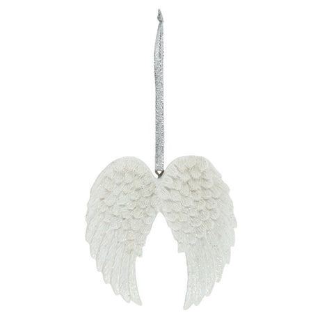 Double Glitter Angel Wing Hanging Decoration: 1 - By Gift Moments