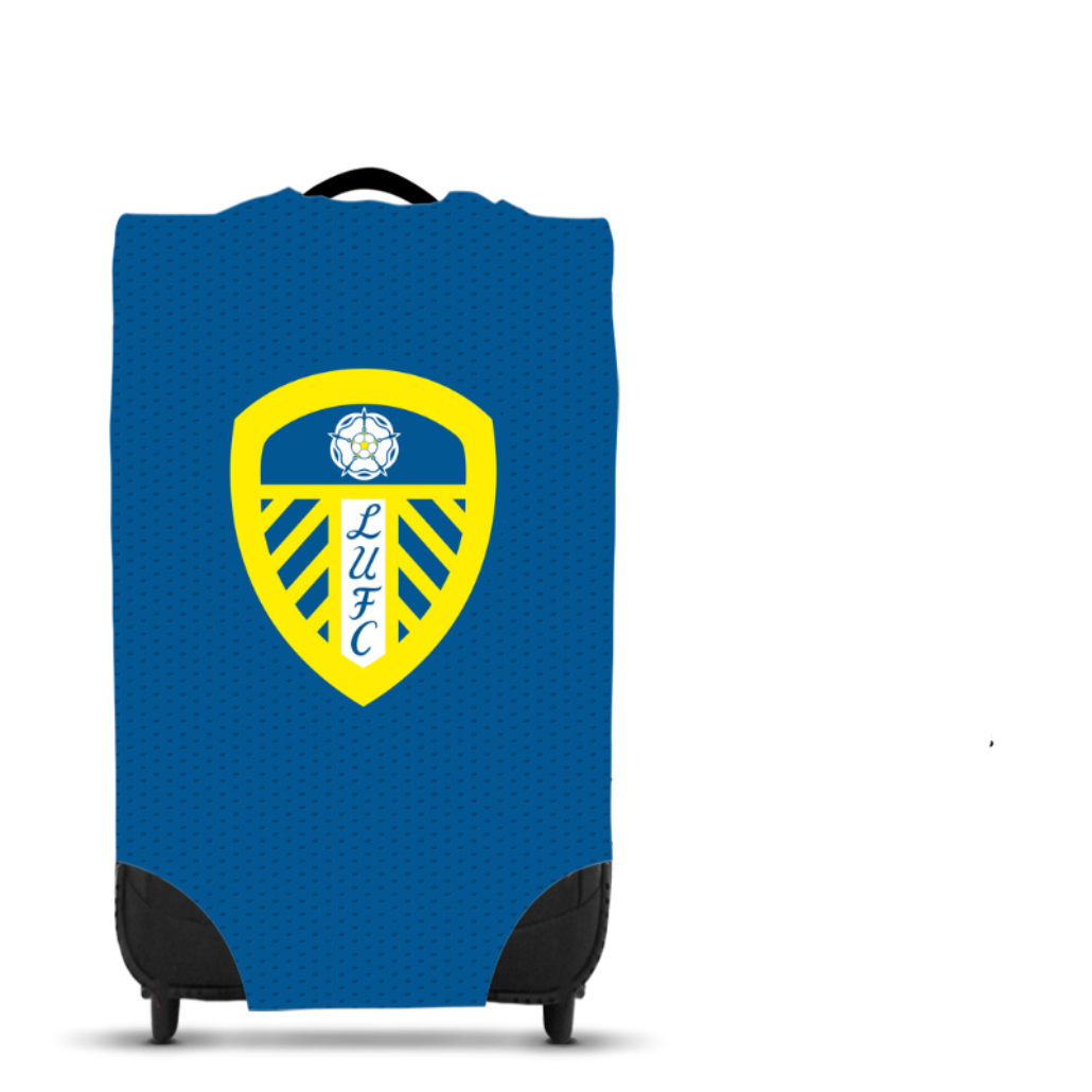 Personalised Leeds United FC Suitcase Cover (Medium) - Suitcase Covers at Gift Moments