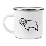 Personalised Derby County FC Enamel Mug - Mugs at Gift Moments