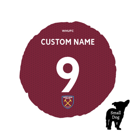 Personalised West Ham United FC 24" Dog Bed - Pet Products at Gift Moments