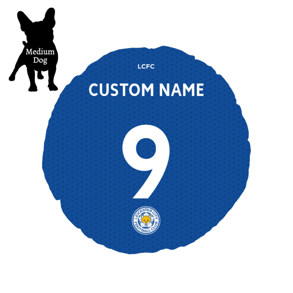 Personalised Leicester City FC 35" Dog Bed - Pet Products at Gift Moments