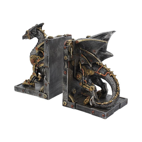 Steampunk Dragon Bookends by Nemesis Now: 3 - Bookends By Gift Moments