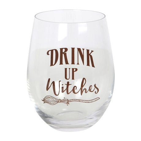 Drink Up Witches Stemless Glass: 2 - Glassware By Gift Moments