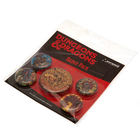 Dungeons & Dragons Button Badge Collection: 3 - Badges By Dungeons & Dragons