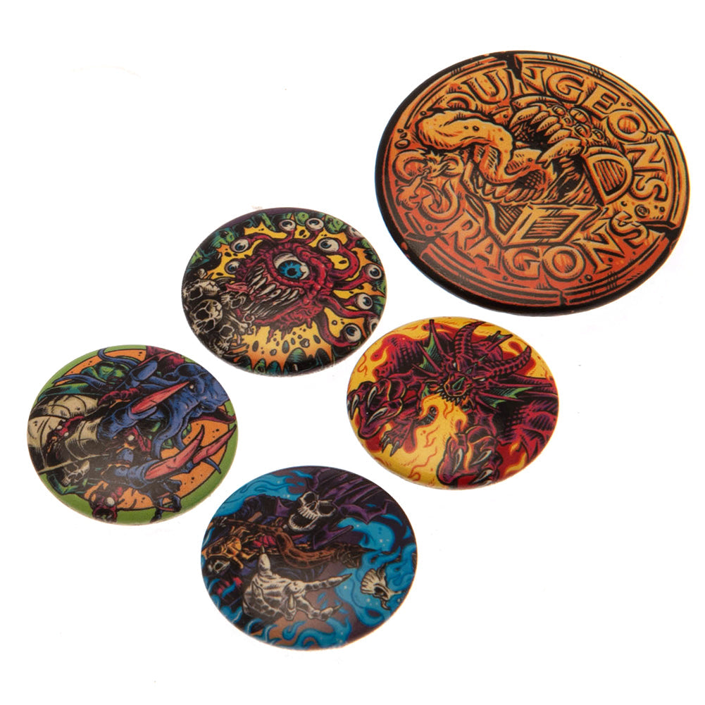 Dungeons & Dragons Button Badge Collection: 2 - Badges By Dungeons & Dragons