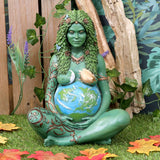 Large Ethereal Mother Earth Gaia Art Statue Painted Figurine - Figures & Collectables at Gift Moments