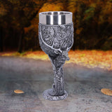 Monarch of the Glen Stags Head Goblet Wine Glass - Goblets & Chalices at Gift Moments