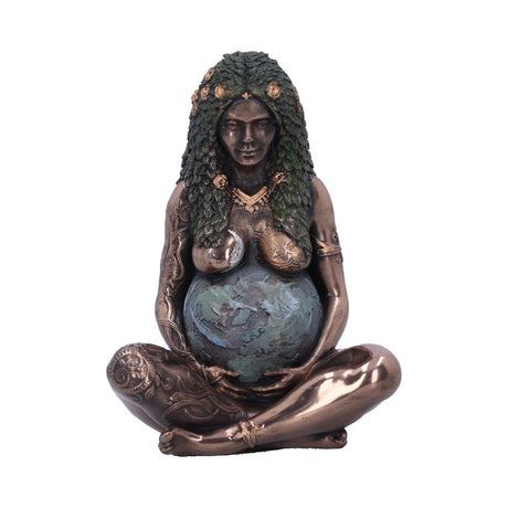 Mini Bronze Mother Earth Art Figurine 8.5cm Default Title - Figures & Collectables at Gift Moments