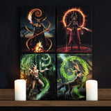 Earth Element Sorceress Canvas Art by Anne Stokes: 5 - Wall Art By Gift Moments