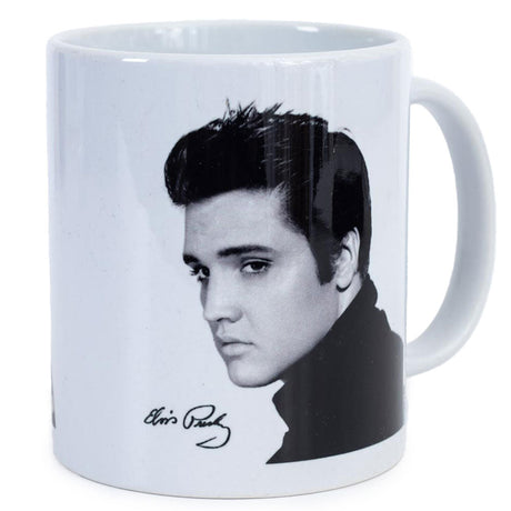 Elvis Presley Portrait Ceramic Mug: 1 - Mugs By Elvis Presley