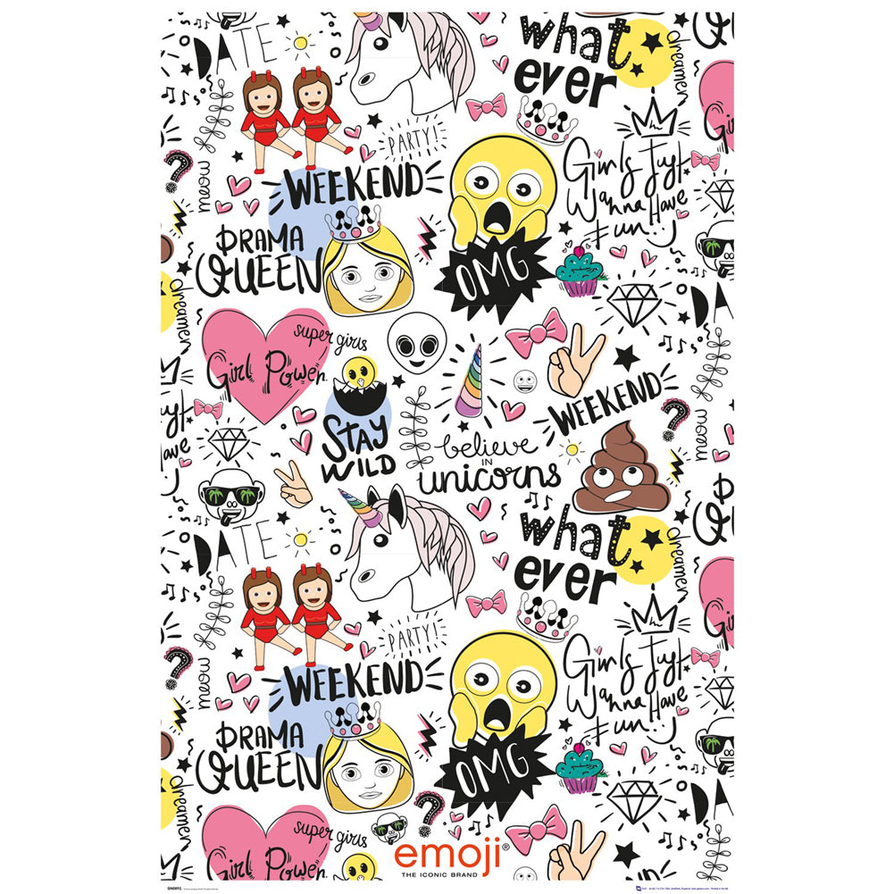 Emoji Poster Collage Maxi Size 61cm x 91cm: 1 - Posters By Gift Moments