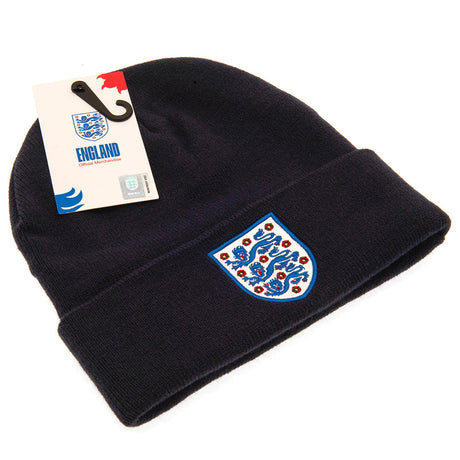 England FA Cuff Beanie: 3 - Caps & Hats By England