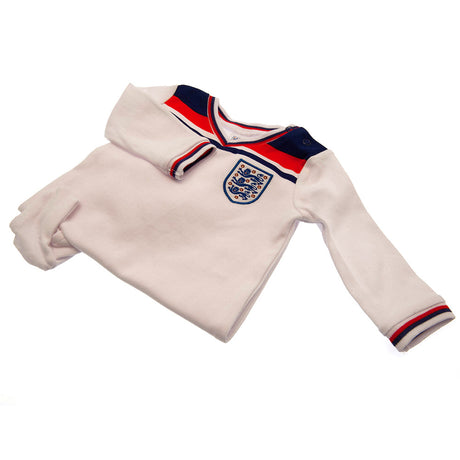 England FA 82 Retro Sleepsuit 3-6 Months: 2 - Baby Clothing By England