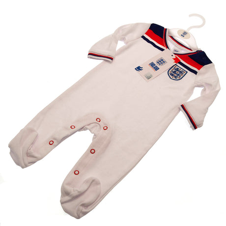 England FA 82 Retro Sleepsuit 3-6 Months: 3 - Baby Clothing By England