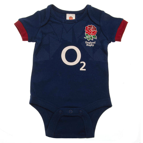 England RFU 2 Pack Bodysuit 0/3 mths PC: 3 - Baby Clothing By Gift Moments