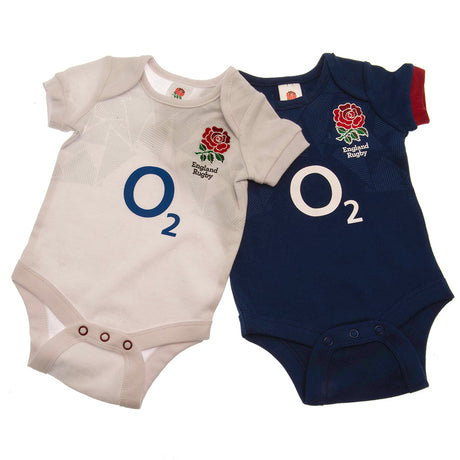 England RFU 2 Pack Bodysuit 0/3 mths PC: 1 - Baby Clothing By Gift Moments