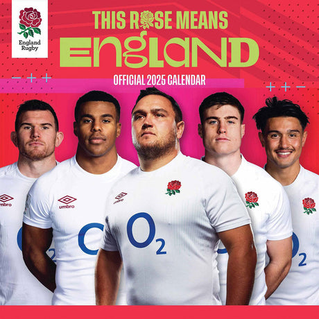 England RFU Square Calendar 2025: 1 - Calendars & Planners By Gift Moments