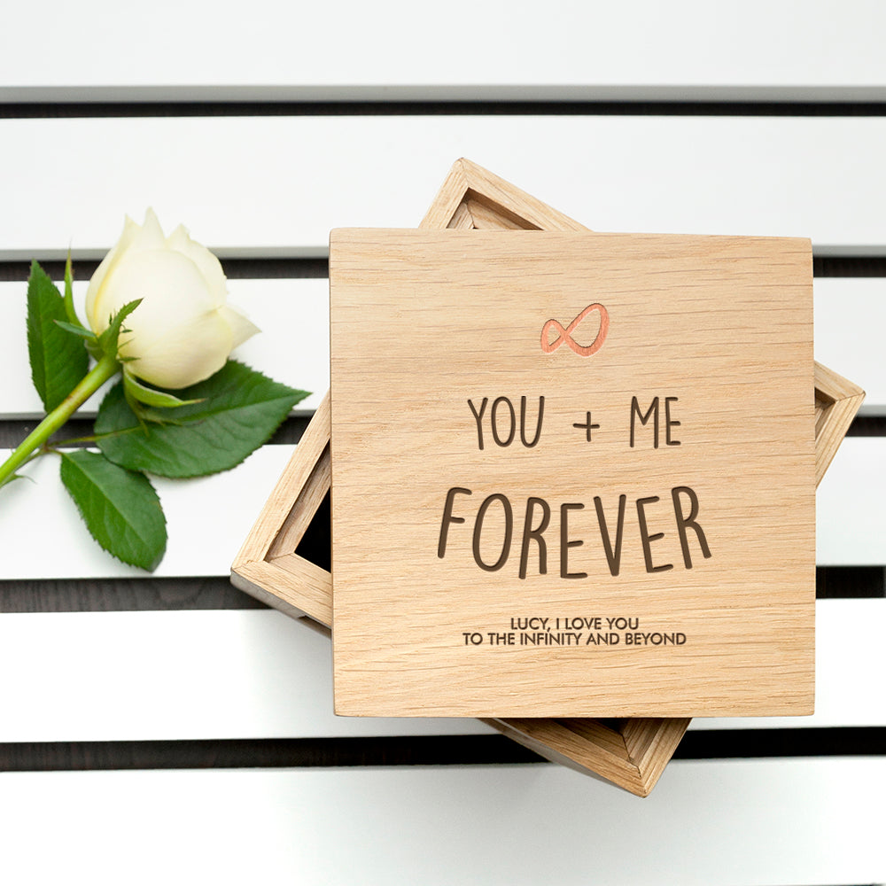 Personalised Infinite Love Photo Cube: 1 - Photo Cubes By Gift Moments