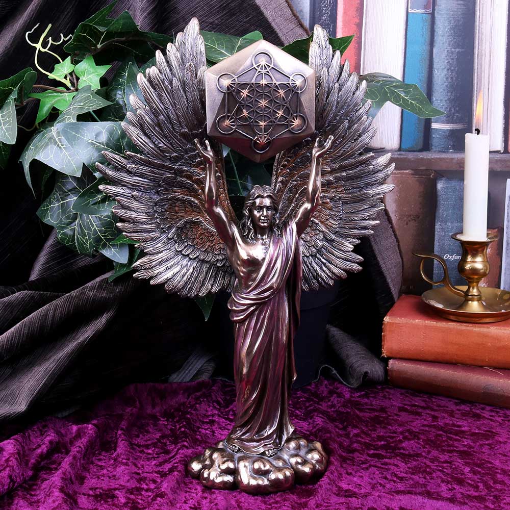 Ethereal Metatron Angel Bronze Figurine: 1 - Figures & Collectables By Gift Moments