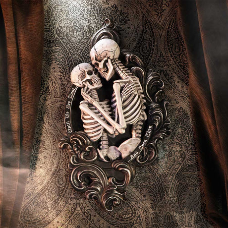 And Even Then Skeleton Wall Plaque 39cm: 1 - Wall Hanging Sculptures By NN Designs