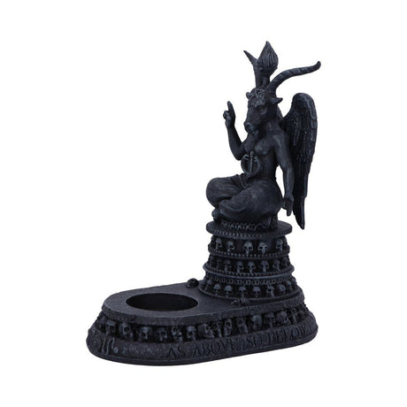 Exclusive Baphomet’s Devotion Tea Light Holder 17cm: 3 - Candles & Holders By NN Designs