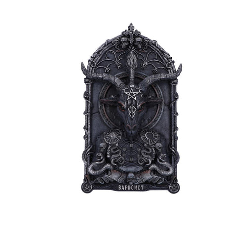 Exclusive Baphomet’s Invocation Wall Plaque 30.5cm: 2 - Wall Hanging Sculptures By NN Designs