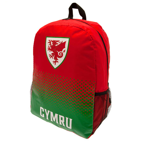 FA Wales Crest Backpack - Fade Design: 2 - Bags By Wales