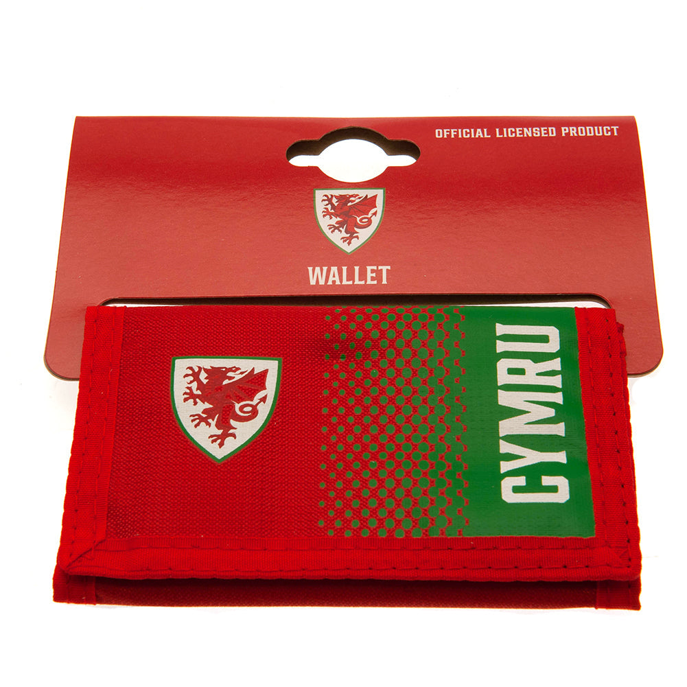 FA Wales Crest Nylon Wallet: 4 - Wallets By Wales