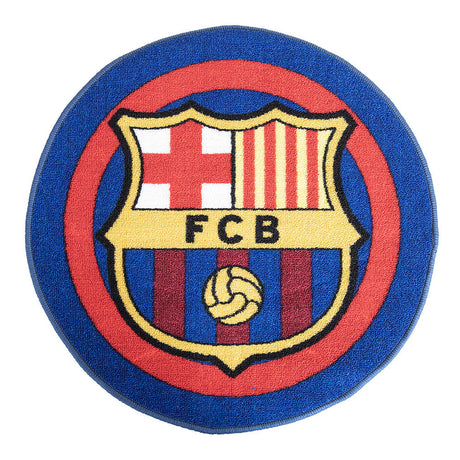 FC Barcelona Crest Circle Rug: 2 - Bedroom By Barcelona