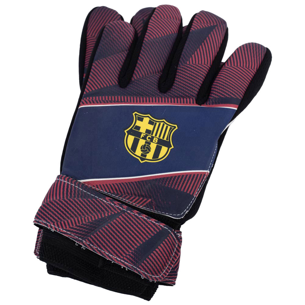 FC Barcelona Fuse Goalkeeper Gloves Yths: 1 - Gloves By Barcelona