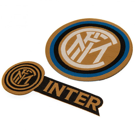 FC Inter Milan Twin Iron-On Patch Set: 2 - Accessories By Inter Milan