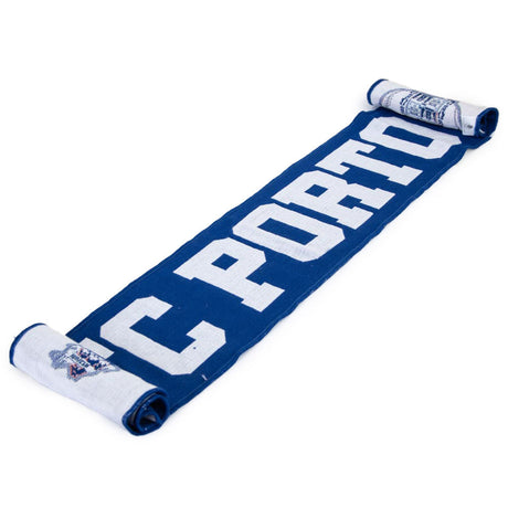 FC Porto Knitted Scarf with Fringe: 1 - Scarves By Porto