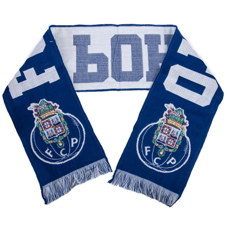 FC Porto Knitted Scarf with Fringe: 2 - Scarves By Porto