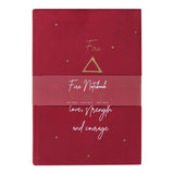 Fire Element Velvet A5 Notebook: 4 - Notebooks By Gift Moments