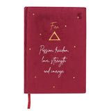 Fire Element Velvet A5 Notebook: 1 - Notebooks By Gift Moments