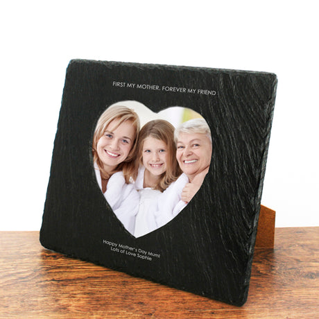 Personalised Mother and Friend Slate Frame: 1 - Photo Frames By Gift Moments