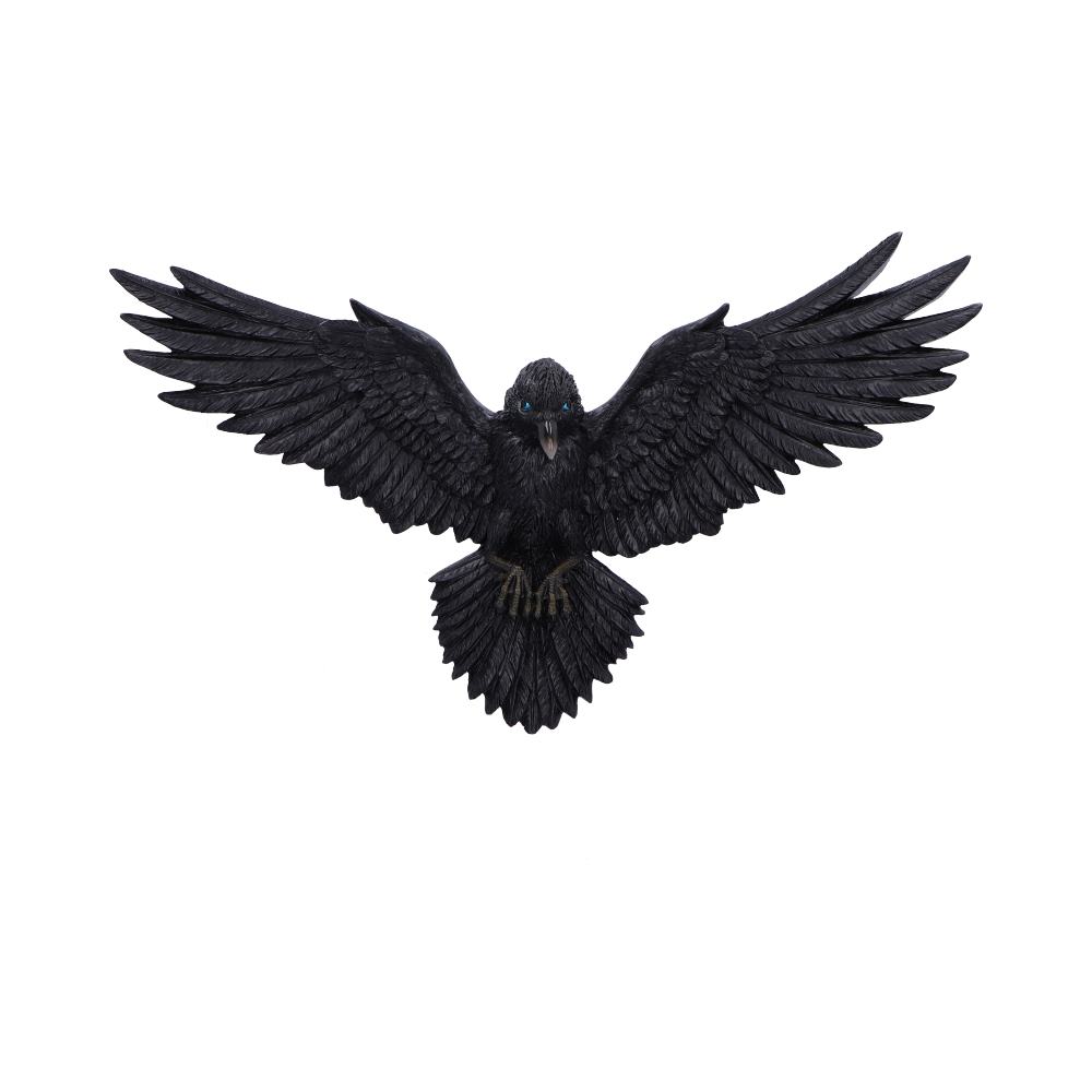 Flight of the Raven Wall Hanging Decoration: 2 - Wall Hanging Sculptures By NN Designs