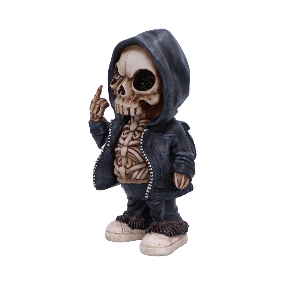 Flip the Bird A Bold and Rebellious Street Art Inspired Reaper Figurine: 3 - Figurines Medium (15-29cm) By NN Designs