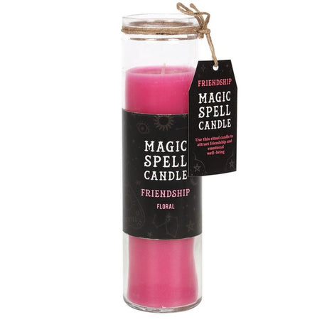 Floral Friendship Spell Tube Candle: 1 - Candles By Gift Moments