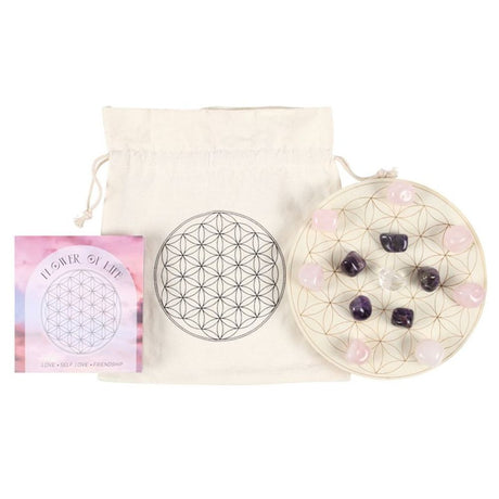 Flower of Life Crystal Grid Set: 2 - By Gift Moments