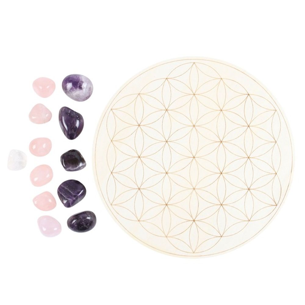 Flower of Life Crystal Grid Set: 3 - By Gift Moments