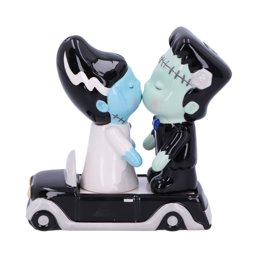 Frankenstein and His Bride Salt and Pepper Shakers 11.4cm: 2 - Salt & Pepper Shakers By Gift Moments