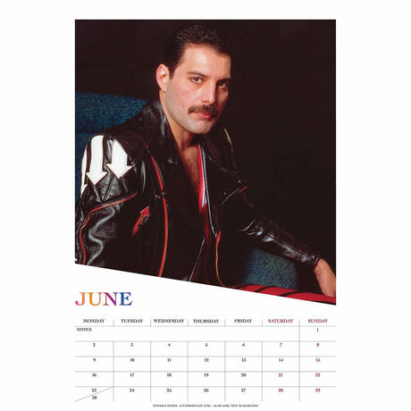 Freddie Mercury A3 Calendar 2025: 2 - Calendars & Planners By Queen