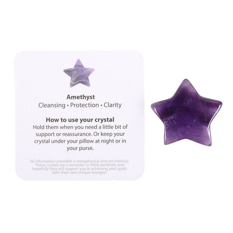 Friends Are Like Stars Lucky Amethyst Crystal Star in a Bag: 2 - By Gift Moments