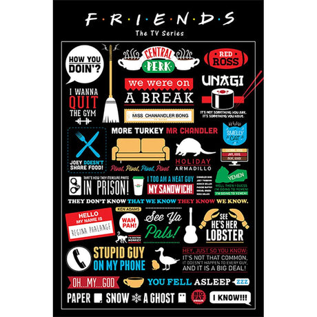 Friends Poster Infographic 150: 1 - Posters By Friends